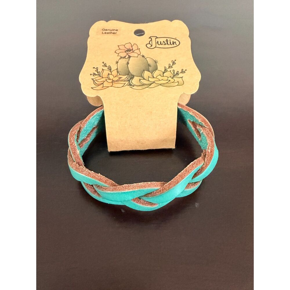 Justin® Boots Ladies' Braided Leather Bracelet